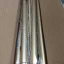 Gold Double Curtain Rods for Windows 72 to 144 Inch, 1 Inch Adjustable Decorative Crystal Long Dual Curtain Rod, Heavy Duty Vintage Double Drapery Pole with Gold Foil Finials for Living Room