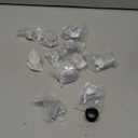 Amerdeco 10 Pack Matte Black Cabinet Knobs Single Hole Cabinet Pulls 1 Inch Drawer Knobs for Bathroom Cabinets ZH0086