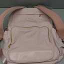 LOVEVOOK Laptop Backpack for Women with Pouch Pocket for Large Capacity Cup,15.6 Inch Laptop Computer Bag Travel Backpack Purse,Waterproof Work Business Backpack College Teacher Bags,Nude