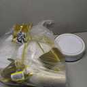 Goodluck 600 Pieces Gold Disposable Plates for 100 Guests, Plastic Plates for Party, Dinnerware Set of 100 Dinner and 100 Dessert Plates, 100 Spoons, 100 Forks, 100 Knives, 100 Cups
