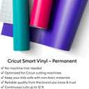 Cricut Smart Permanent Vinyl for Joy Xtra Machine, Black (9.5in x 6ft Roll)