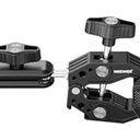 Neewer Super Clamp Camera Mount with Magic Arm, Cold Shoes for Desk Studio Light Stand Holder Photography Reflector, Flag, Cross Bars, Motorcycle