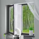 400CM (157") Portable AC Window Vent Kit with 2 Zipper Doors, Universal Casement Window Vent Seal Kit for Mobile Air Conditioner and Dryer, Upgraded Full Sealing Waterproof AC Window Seal Kit