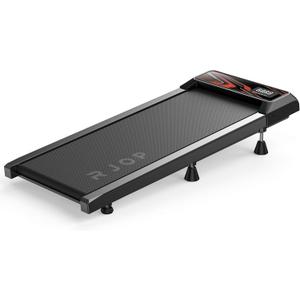 RJOP 2.5HP Walking Mat with Incline Pad, Under Desk Treadmill for Home Gym, Walking Running Pad with Remote, 3 in 1 Low Noise Small Mini Portable Treadmill with LED Screen, 270lbs Capacity
