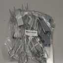 STARTOSTAR 30-Pack Metal Plant Labels Weatherproof Garden Markers,Height 10.6'', Label Area 3.5''X 1.2'' Reusable Nursery Tags for Vegetables Herb Flower Seed Greenhouse - Zinc