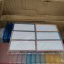 Geetery Plastic Book Bins for Classroom, 24 Pcs, Semitransparent
