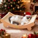 CHEERHOME PETS Sisal Cat Scratcher Bed for Indoor Cats Hammock for Scratching Pad Cat Chair Nartural Sisal Cat Scratch Post for Large Cat Scratcher Lounge(Extra Large)