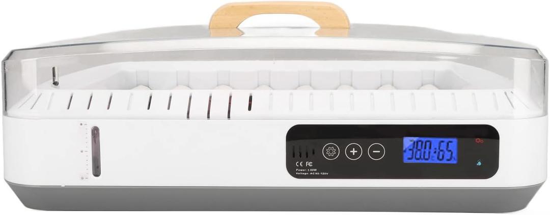 Egg Incubator Machine, Large Space Egg Incubator with Automatic Egg Turning and Humidity Control Incubator for Peacock Egg for Chick Egg for Goose Egg