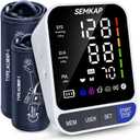 Blood Pressure Monitor, Auto Upper Arm Blood Pressure Monitors for Home Use, Large LED Screen with 9-17'' & 13-21'' Extra Large 2 BP Machine Cuff, 2x99 Memory, Voice Broadcast with USB Cable