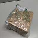 Linkaa Privacy Door Lever Gold Satin Brass Square Door Handle Levers with Lock, Keyless Lock, Privacy Function Exterior/Interior Handles (1 Pack, Privacy (Keyless Lock))