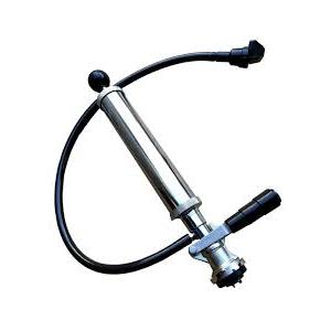 Premium Upright Beer Picnic Pump Assembly Keg Tap Convertor,Silver