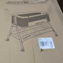 Baby Bassinet, Baby Basinet Bedside Sleeper, Easy to Fold Portable Crib Side Bassinet 2025new Style Girl/boy bassinets (Dark Gray)