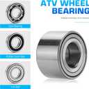 Front Left&Right CV Axle Wheel Bearing Kit for Honda Foreman 500/Rubicon 500 TRX500 2014-2019, Replace for 44220-HR3-A21, 44350-HR4-A22, 44250-HR4-A22, 2 CV Axles and 2 Wheel Bearings