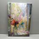 weiyiart Colorful Floral Bathroom Wall Art, Watercolor Flower Canvas Wall Decor, Farmhouse Nature Aesthetic Botanical picture Print Modern Printing Artwork for Office Living Room Girls Bedroom 16X24