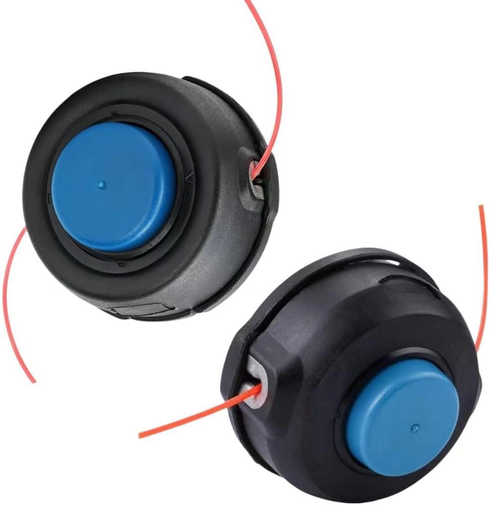 T35 Trimmer Head 2 Pack Fits Husqvarna Weed Eater 123L 128LD | Replacement part fits 223L 225L 232L 322L 323L 324LX 325L 326L 525L models and replaces 531300183 537388101