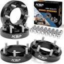 KSP 1.25" Wheel Spacers for Tacoma 6 Lug Wheel, 6x5.5 Hubcentric Spacer fit for 4runner Tundra Fj Cruiser Sequoia, 32mm Forged Spacer with 12x1.5 Stud 106mm Hub Bore, 4ps 6x139.7 Aluminum Tire Spacer (Dark)