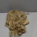 Rugelyss Long Wavy Wigs 28 Inches Natural Beige Mixed Blonde Synthetic Kinky Curly Hair Wig for Women(beige mixed blonde)