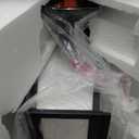 Emliviar Large Outdoor Wall Light, 25" Modern Front Porch Light for House, Clear Glass in Black Finish, XE220B BK (Large - 1 Pack)