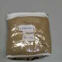 Linen Shower Curtain Khaki Cute Black Scalloped Boho Modern Shower Curtains for Bathroom Set, 72" W x 72" L