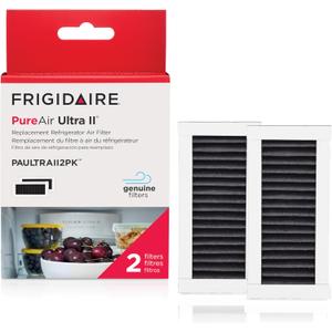 Frigidaire PAULTRAII2PK PAULTRA2 Pure Air Ultra II 2 Pack Air Filter, 3.8" x 1.8", 2 Count