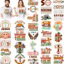 Estune 30 Pcs Easter Iron on Transfers He is Risen Iron on Decals Patches Christian Religious Cross Heat Transfers Vinyl Easter Heat Decals for Clothes Bag Covers DIY Decorations