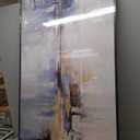 Framed Extra Large Blue Abstract Wall Art for Living Room, Modern Canvas Prints Painting Artwork for Walls, Minimalist Abstract Pictures for Living Room Dining Room Bedroom Office Wall Decor 30x60 In