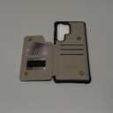 Vinich for Samsung Galaxy S25 Ultra Wallet Case with Card Holder, RFID Blocking Credit Slots Kickstand Shockproof Phone Cover for Women Men, Gray