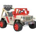 Power Wheels Jurassic Park Jeep Wrangler, battery powered ride on toy, 12Volts, 5MPH max Speed