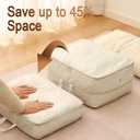 Closet Storage Bags 8 Pack, Soft Small Space Saver Organizer