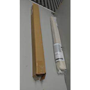 LazBlinds No Tools No Drill Cordless Roman Shades for Windows, Blackout Thermal Insulated UV Blocking Window Blinds, Room Darkening Fabric Blinds for Indoor Windows, 32'' W x 48'' H, Beige