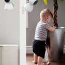 Baby Monitor with 2 Camera and Audio 4.3" LCD Split Screen 1000ft Range Rechargeable Battery 2-Way Audio Baby Crying Detection Night Vision Temperature Detection (No Remote pan-tilt-Zoom Function)