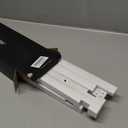 Photo Display Board With Clips,Picture Frame Collage for Wall Decor,Hanging Pictures Organizer Holder Wood for Graduation Party Letter Postcard Greeting Card,Pine,Adjustable Metal Bead String,Large (1 Pack, Rustic White)