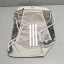 adidas Alliance Sackpack, Drawstring, Lightweight Small Gym Bag for Women, Soccer Backpack, Wonder Alumina Grey/Putty Beige/White, One Size