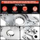 Engine Oil Pump with Solenoid & Screws for Chevy Silverado 1500/Express/Suburban/Tahoe/GMC Sierra 1500/Savana/Yukon/Yukon XL/Cadillac Escalade/Escalade ESV 2014-2020, Replaces M555 OP4243 12686433