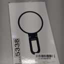 BOOMIBOO 1X/10X Magnifying Handheld Mirror Double Sided, Foldable Travel Makeup Mirror, Adjustable Rotation Pedestal Hand/Hanging/Desk Vanity Mirror-Clear