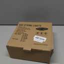 25FT Outdoor White String Lights with 27 Clear Bulbs, G40 Globe Patio String Lights for Indoor/Outdoor, Connectable Hanging Lights for Backyard Porch Balcony Party Decor - White Wire