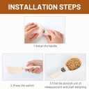 Digital Measuring Spoon Scale, Food Measuring Scoop Scale, Food Weight Scale Grams and Ounces, Polygons Measuring Spoon, ABS Kitchen Weight Scale for Food with LCD Screen, High Precision