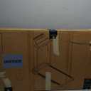 Compact Walking Pad with Handle Bar, 3.5HP Electric Portable Walking Pad Treadmills with Handles for Home Small Spaces, 0.6-10MPH Home Small Treadmill with Big Screen for Office Apartment, 400LBS