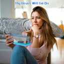 Latest Model Unsinkable Titanic Wavey Boat Toy Model Desk Acrylic Paperweight Liquid Wave Decorations for Car Cruise Ship in a Bottle Box Toys (C)