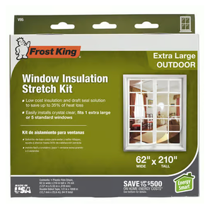 Frost King V95H, 62-Inch by 210-Inch, Clear
