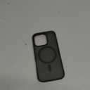 OtterBox Symmetry Series Soft Touch for MagSafe for iPhone 15 Pro - Dark Echo (Black), Sleek Rubber Design, Smooth Finish, Camera Bumpers, and Protective Screen Lip