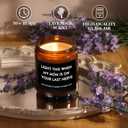 Best Gifts for Dad, Funny Christmas Father's Day Birthday Gift from Daughter Son, New Dad Men Fathers Gifts Lavender Scented Candle