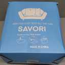 SAVORI Set of 2 Down and Feather Throw Pillow Inserts 18x18 Soft Fluffy Pillow Inserts with 100% Down-Proof Cotton Cover, Decorative Square Cushion Inner for Sofa Couch Bed-White