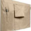 Covermates Outdoor Full TV Cover  Water-Resistant All-Weather Protection for Mounted & Freestanding TVs, 12-Gauge Vinyl with Remote Pocket & Secure Touch Fastener Closure, 42-45 Inches, Classic Tan