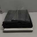 2-Pack Under Bed Storage, 6 Inches Tall Closet Organizers and Storage Bins with Sturdy Sidewalls/Bottom/4 Handles, Black