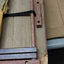 Amazon Basics Classic Foldable TV Dinner Tray Table with Storage Rack, 14.6 L x 19 W x 26 H inch, Espresso, 4-Pack