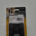 Prime-Line N 7578 Pocket Door Privacy Lock with Pull, Matte Black Finish (Single Pack)