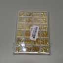 Wowang Hair Jewelry for Braids Accessories 220 PCS Gold Hair Cuffs for Women Hair Charms for Braids Metal Gold Braids Rings Cuffs Clip for Dreadlock Women Hair Accessories