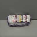 RED STEER GLOVE COMPANY, NITRILE PALM GARDENING GLOVES,PACK OF 10, (White& Purple)