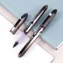 2 x EYEYE 0.5mm Black Needle Tip Rollerball Pens Pack of 6, Quick Dry Liquid Ink Roller Ball Pen Extra Fine Point Pens Fine Point Smooth Writing Pen for Journaling, Note Taking, Office, School Supplies